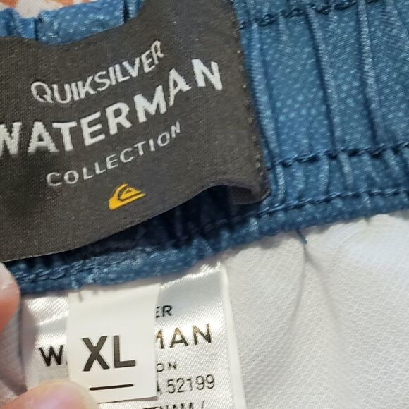 Quiksilver Blue and Pink Swim Trunks - Picture 5 of 5